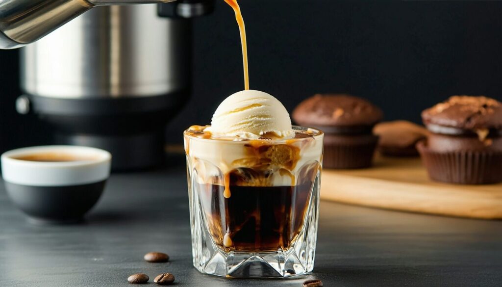 Affogato : café glacé et vanille, le duo gourmand