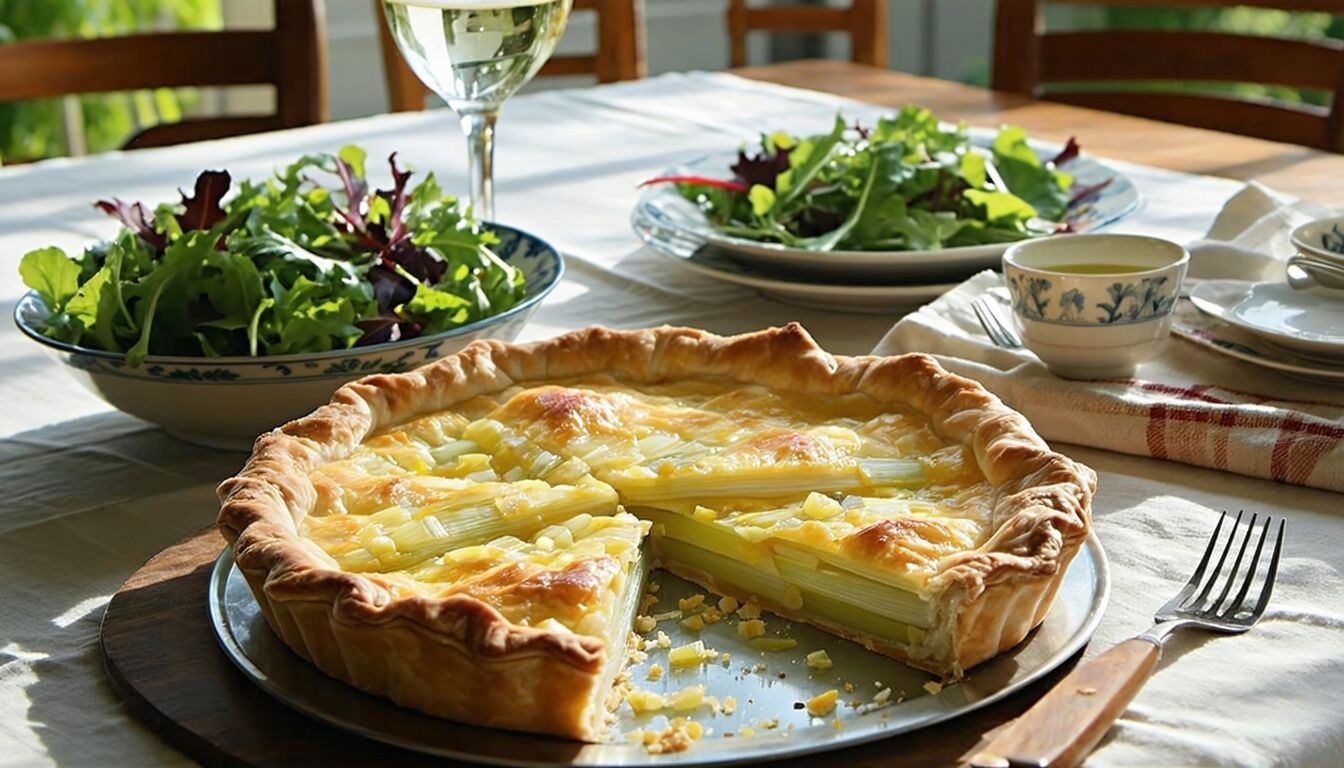 La véritable recette de la flamiche aux poireaux