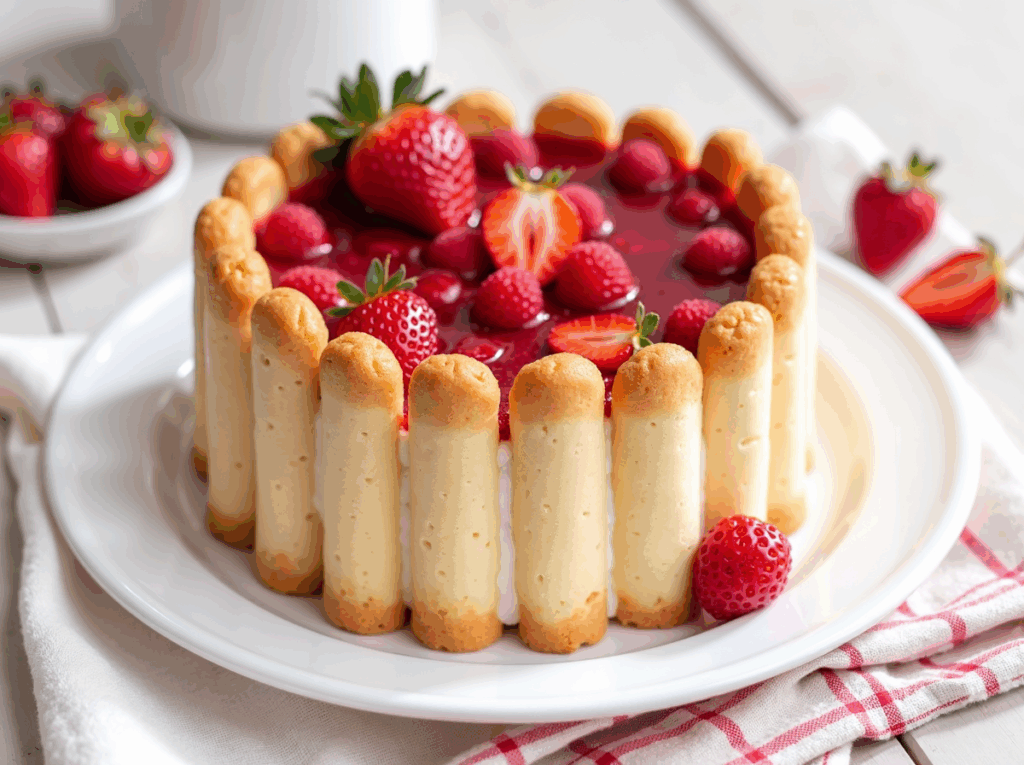 charlotte aux fraises