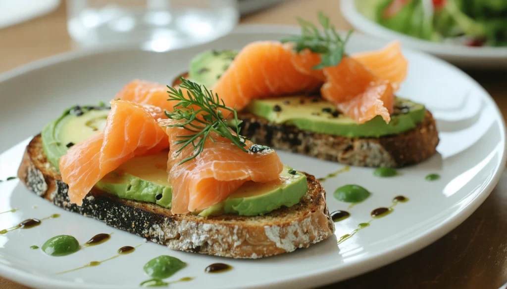 toasts au saumon